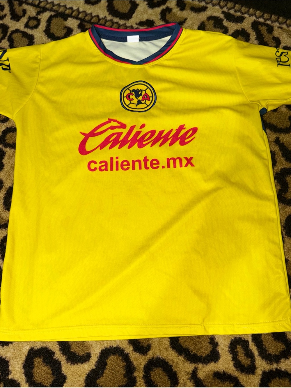 Youth Replica Jersey - Yellow with Red Accents